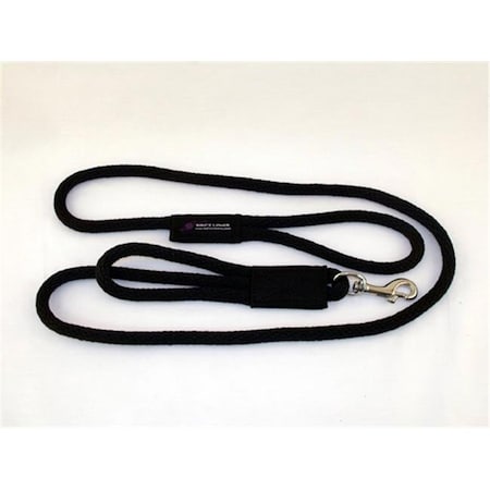 Soft Lines Soft Lines PSS10808BLACK 2 Handled Sidewalk Safety Dog Snap Leash 0.5 In. Diameter By 8 Ft. - Black PSS10808BLACK